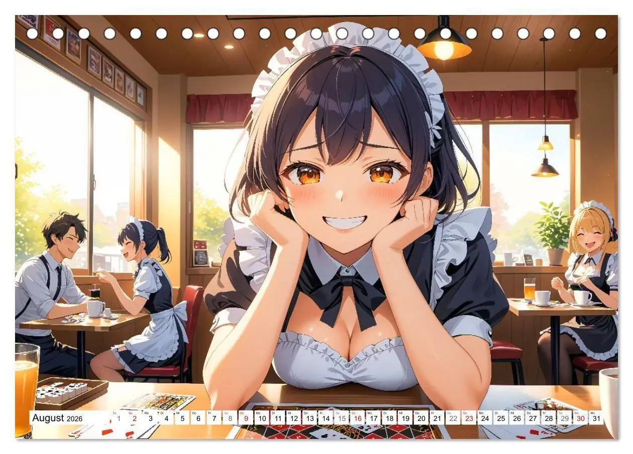 Bild: 9783516670523 | Manga Café Träume - Kawaii Anime-Kalender voller süßer Momente...