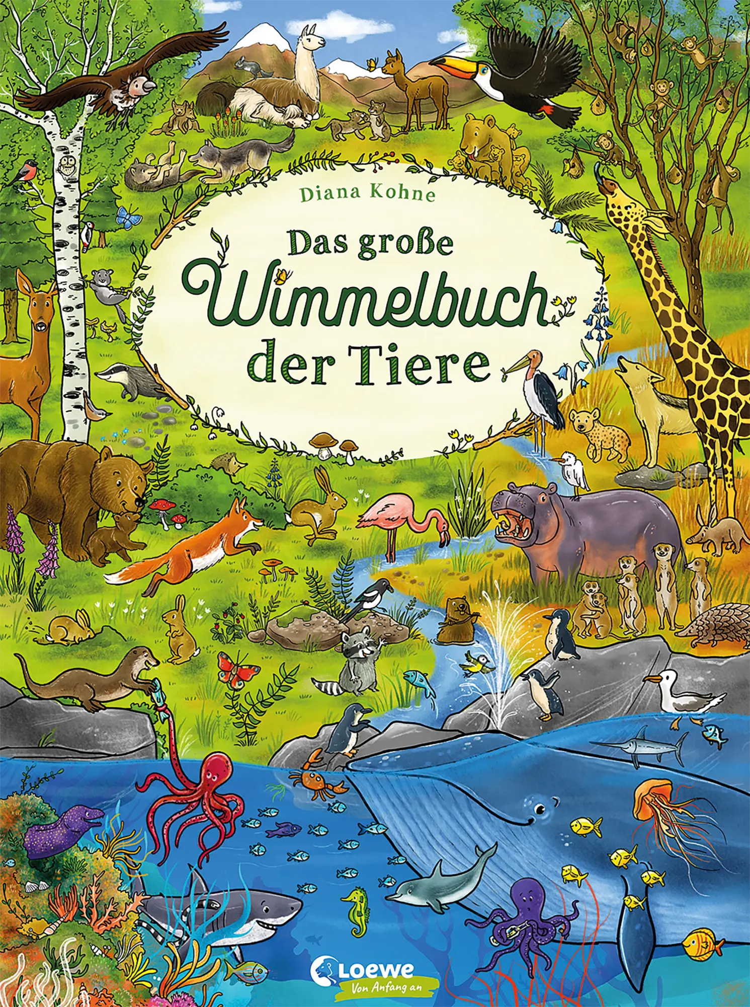 Cover: 9783743210523 | Das große Wimmelbuch der Tiere | Loewe Wimmelbücher | Buch | 16 S.