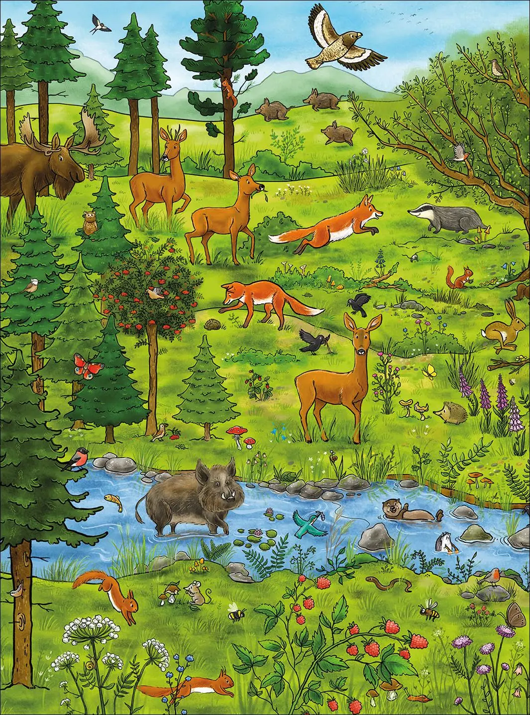 Bild: 9783743210523 | Das große Wimmelbuch der Tiere | Loewe Wimmelbücher | Buch | 16 S.