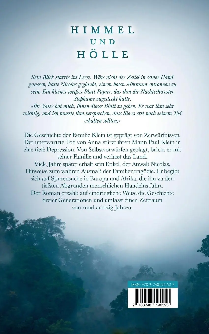 Rückseite: 9783748190523 | Himmel und Hölle | Florian Reinstaller | Taschenbuch | 352 S. | 2019
