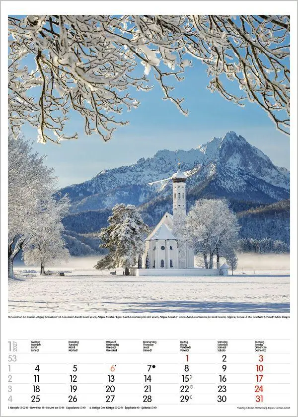Bild: 9783819300523 | Bayern 2027 | Wandkalender mit Fotos von Bayern. Format 30 x 42 cm.