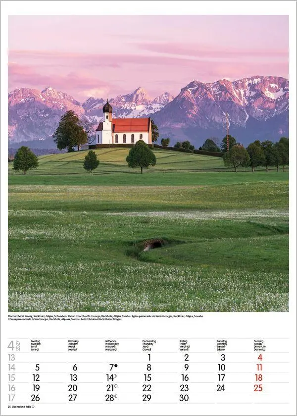 Bild: 9783819300523 | Bayern 2027 | Wandkalender mit Fotos von Bayern. Format 30 x 42 cm.