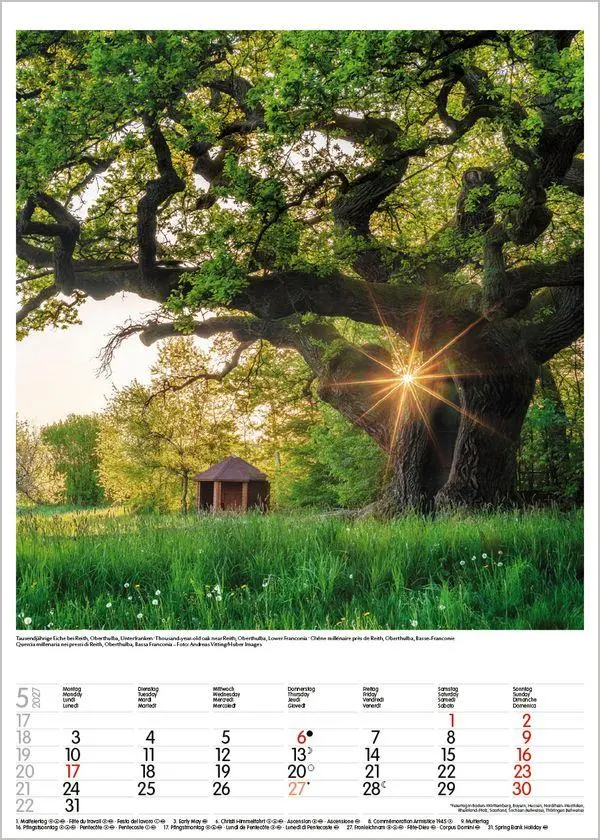 Bild: 9783819300523 | Bayern 2027 | Wandkalender mit Fotos von Bayern. Format 30 x 42 cm.