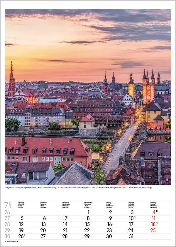 Bild: 9783819300523 | Bayern 2027 | Wandkalender mit Fotos von Bayern. Format 30 x 42 cm.