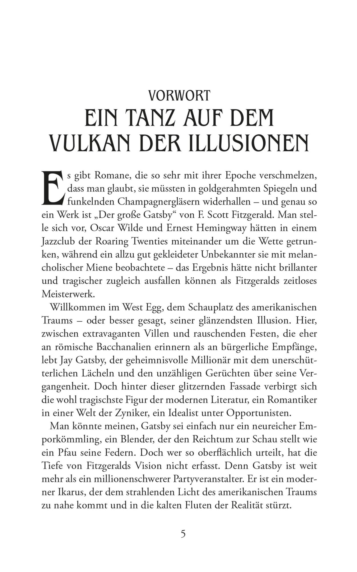 Bild: 9783965450523 | Der große Gatsby. F. Scott Fitzgerald | F. Scott Fitzgerald | Buch