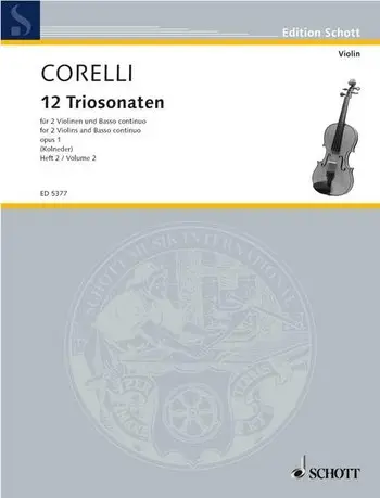 Cover: 9790001060523 | Triosonaten(12) 2 Opus 1 | Arcangelo Corelli | Buch | Schott Music
