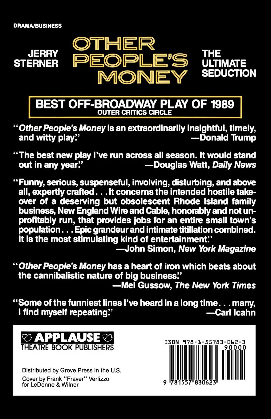Rückseite: 9781557830623 | Other People's Money | The Ultimate Seduction | Jerry Sterner | Buch