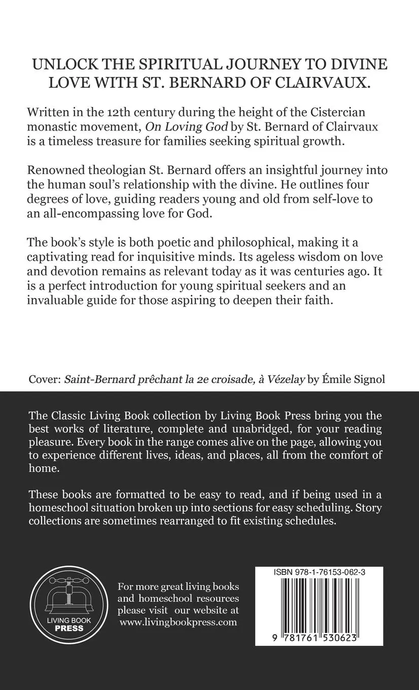 Rückseite: 9781761530623 | On Loving God | Bernard Of Clairvaux | Buch | Englisch | 2023