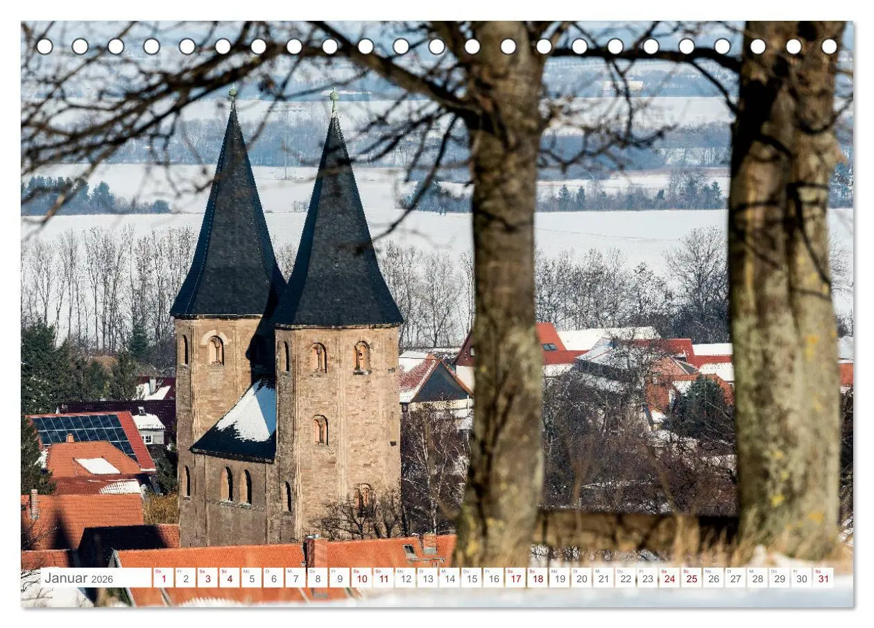 Bild: 9783457880623 | Romanik in Sachsen-Anhalt (Tischkalender 2026 DIN A5 quer),...