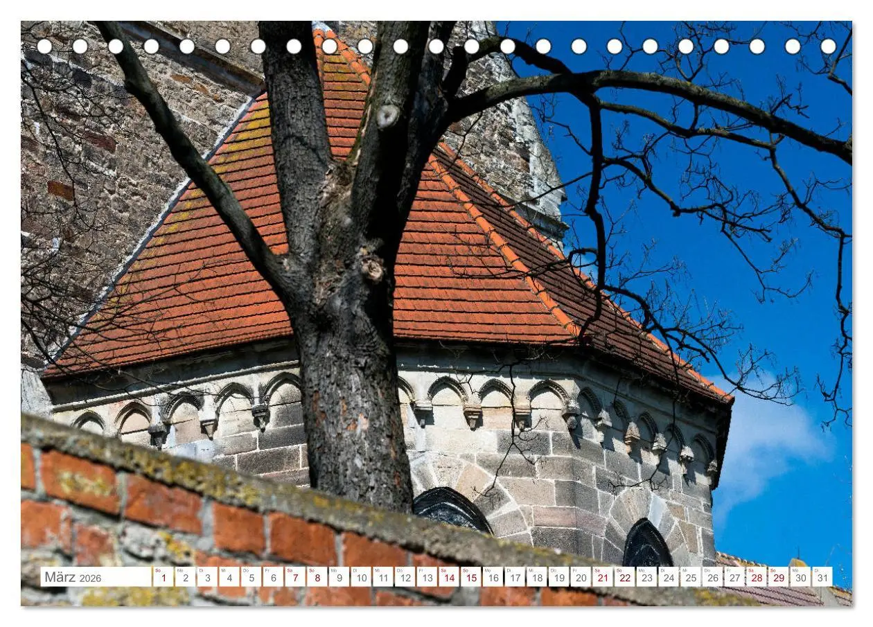 Bild: 9783457880623 | Romanik in Sachsen-Anhalt (Tischkalender 2026 DIN A5 quer),...