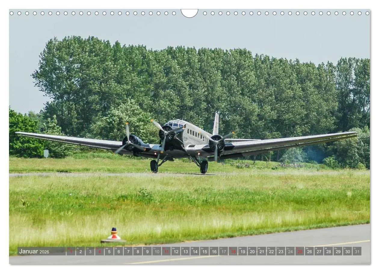 Bild: 9783516040623 | JU 52 - Zwischen Himmel und Erde (Wandkalender 2026 DIN A3 quer),...