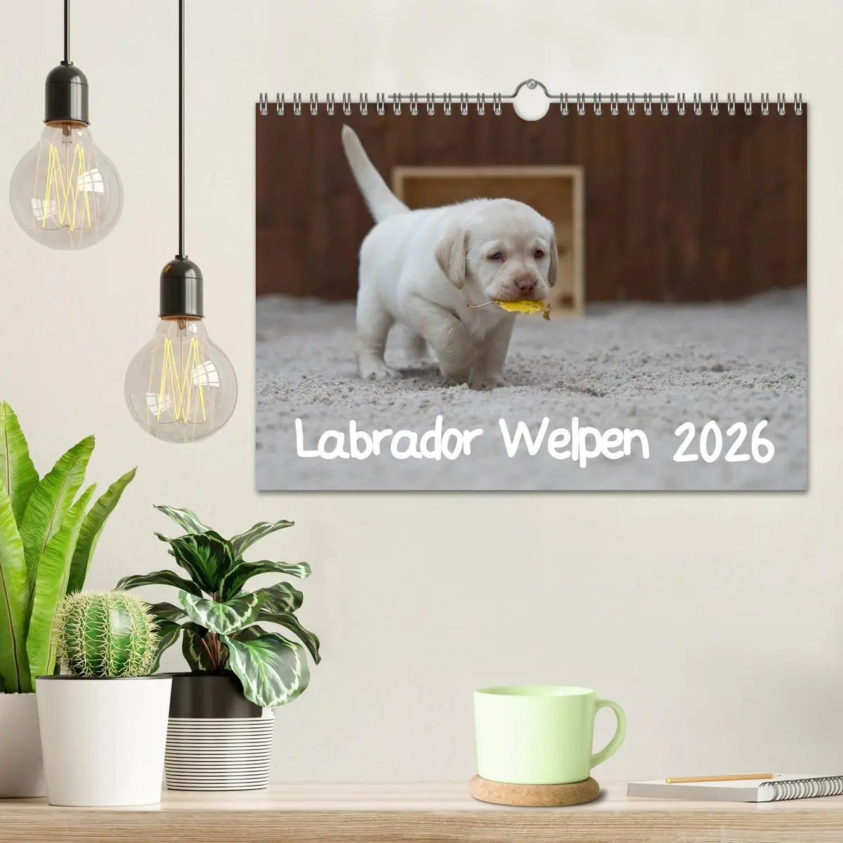 Bild: 9783516110623 | Labrador Welpen (Wandkalender 2026 DIN A4 quer), CALVENDO...