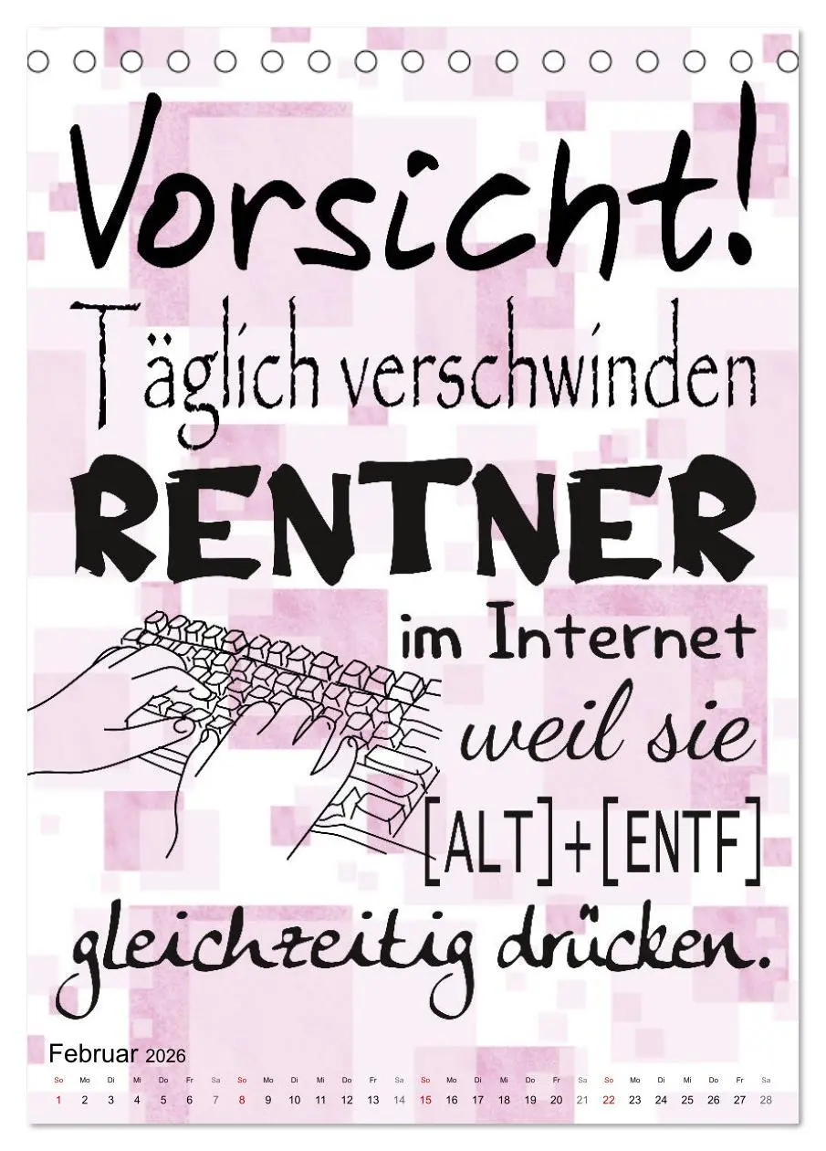 Bild: 9783516350623 | Coole Sprüche zum Ruhestand (Tischkalender 2026 DIN A5 hoch),...