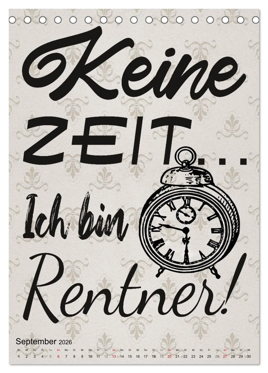Bild: 9783516350623 | Coole Sprüche zum Ruhestand (Tischkalender 2026 DIN A5 hoch),...