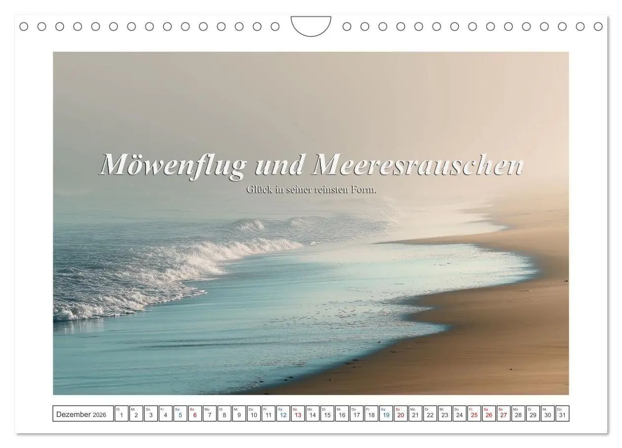 Bild: 9783516730623 | Frei wie das Meer (Wandkalender 2026 DIN A4 quer), CALVENDO...