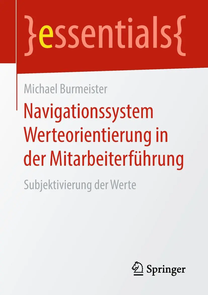 Cover: 9783658230623 | Navigationssystem Werteorientierung in der Mitarbeiterführung | Buch