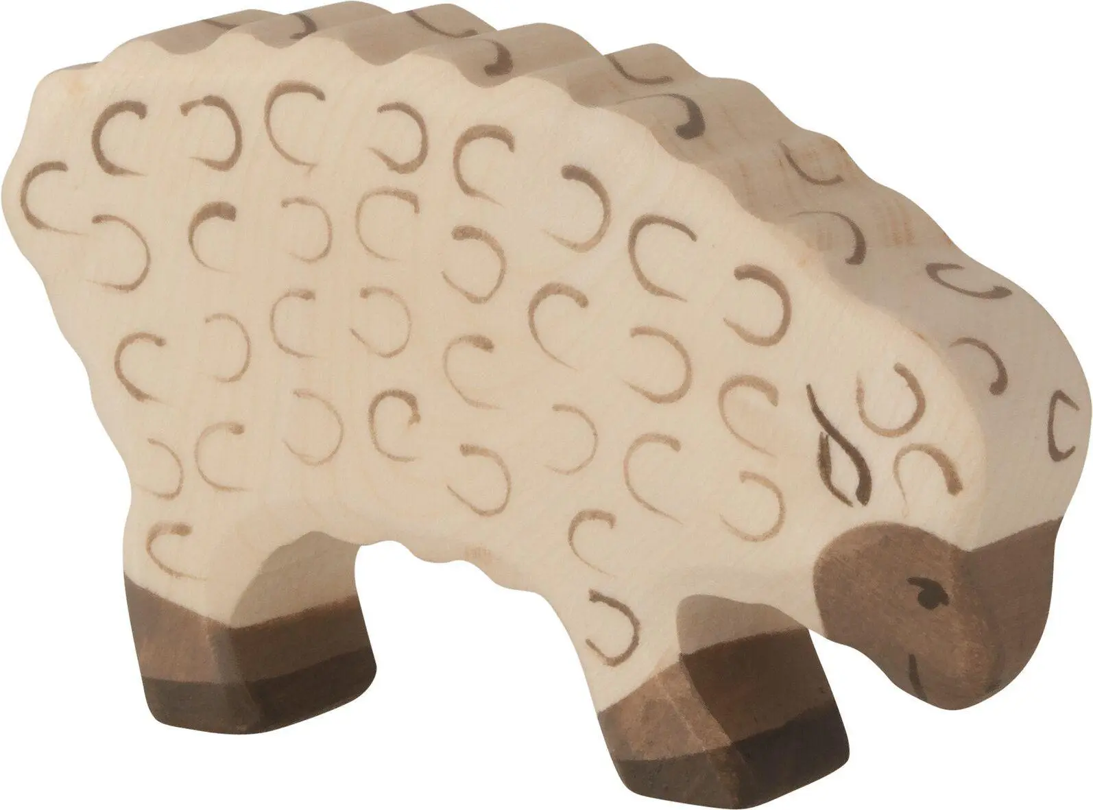 Cover: 4013594800723 | Schaf, fressend | ca. 10,5 x 2,3 x 7 cm, Holz, per Stück | 80072