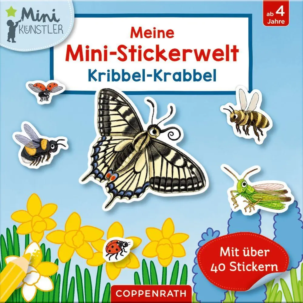Cover: 4050003950723 | Meine Mini-Stickerwelt - Kribbel-Krabbel | Mit über 40 Stickern | 2022