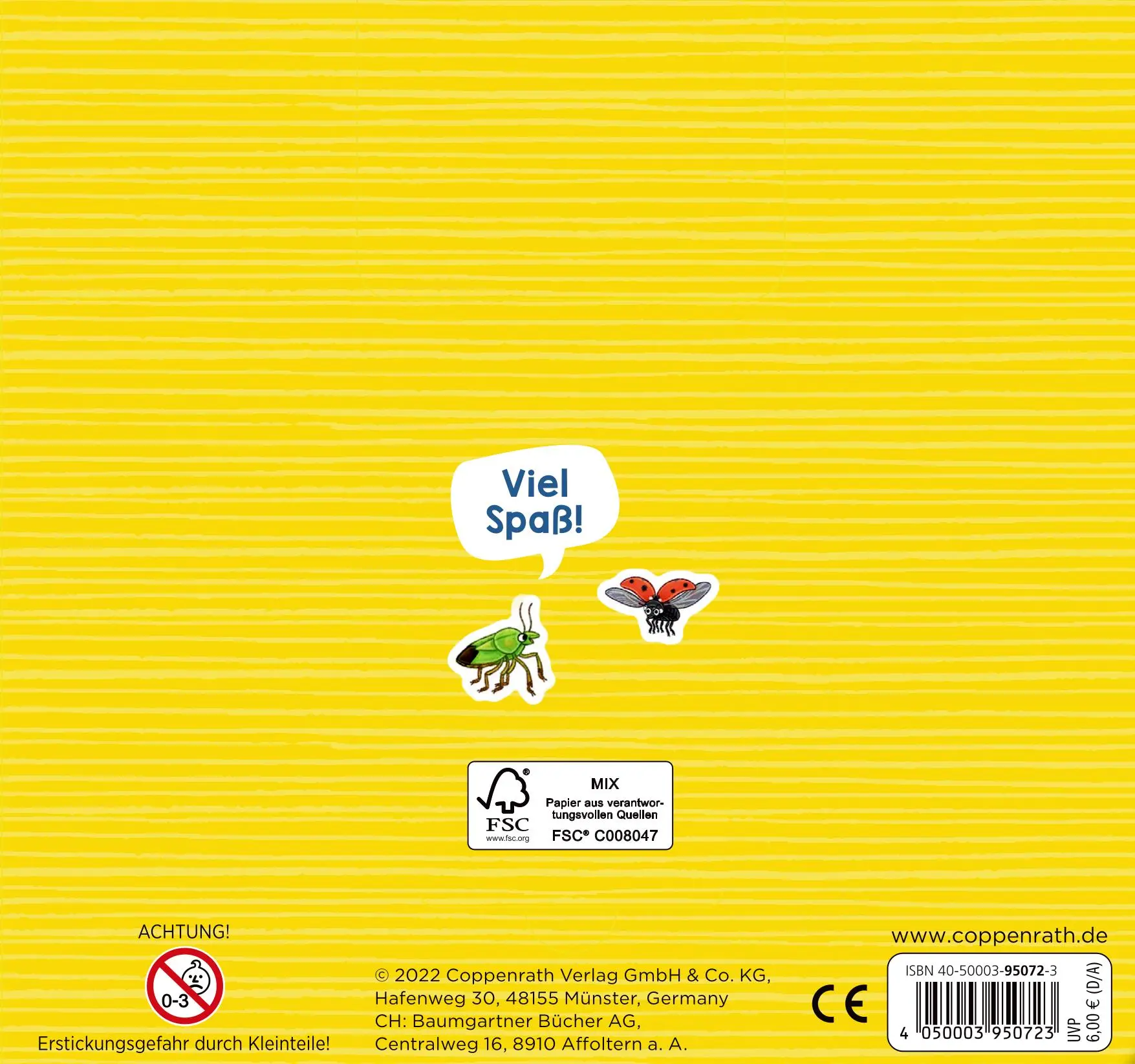 Rückseite: 4050003950723 | Meine Mini-Stickerwelt - Kribbel-Krabbel | Mit über 40 Stickern | 2022