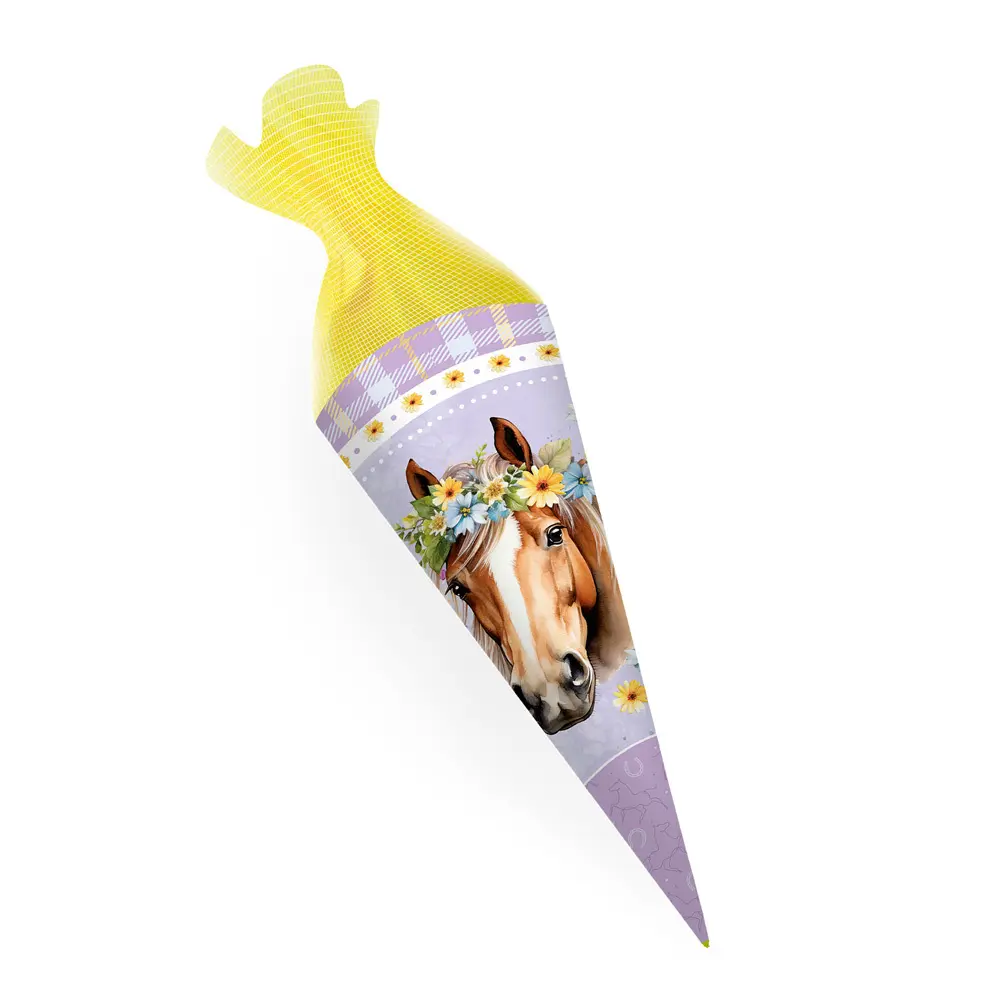 Trötsch Schultüte 22 cm Pferde