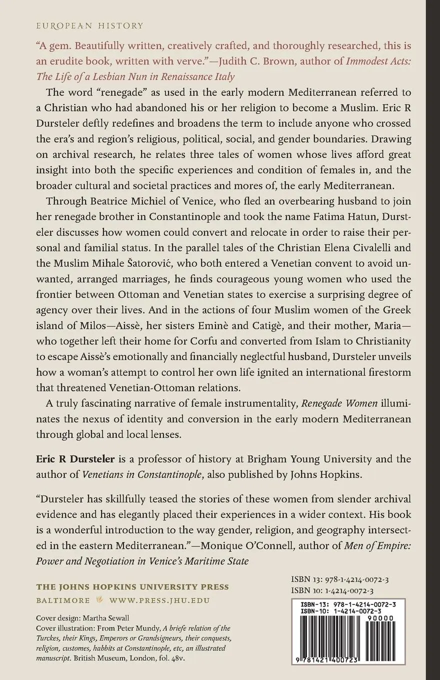 Rückseite: 9781421400723 | Renegade Women | Eric R. Dursteler | Taschenbuch | Englisch | 2011