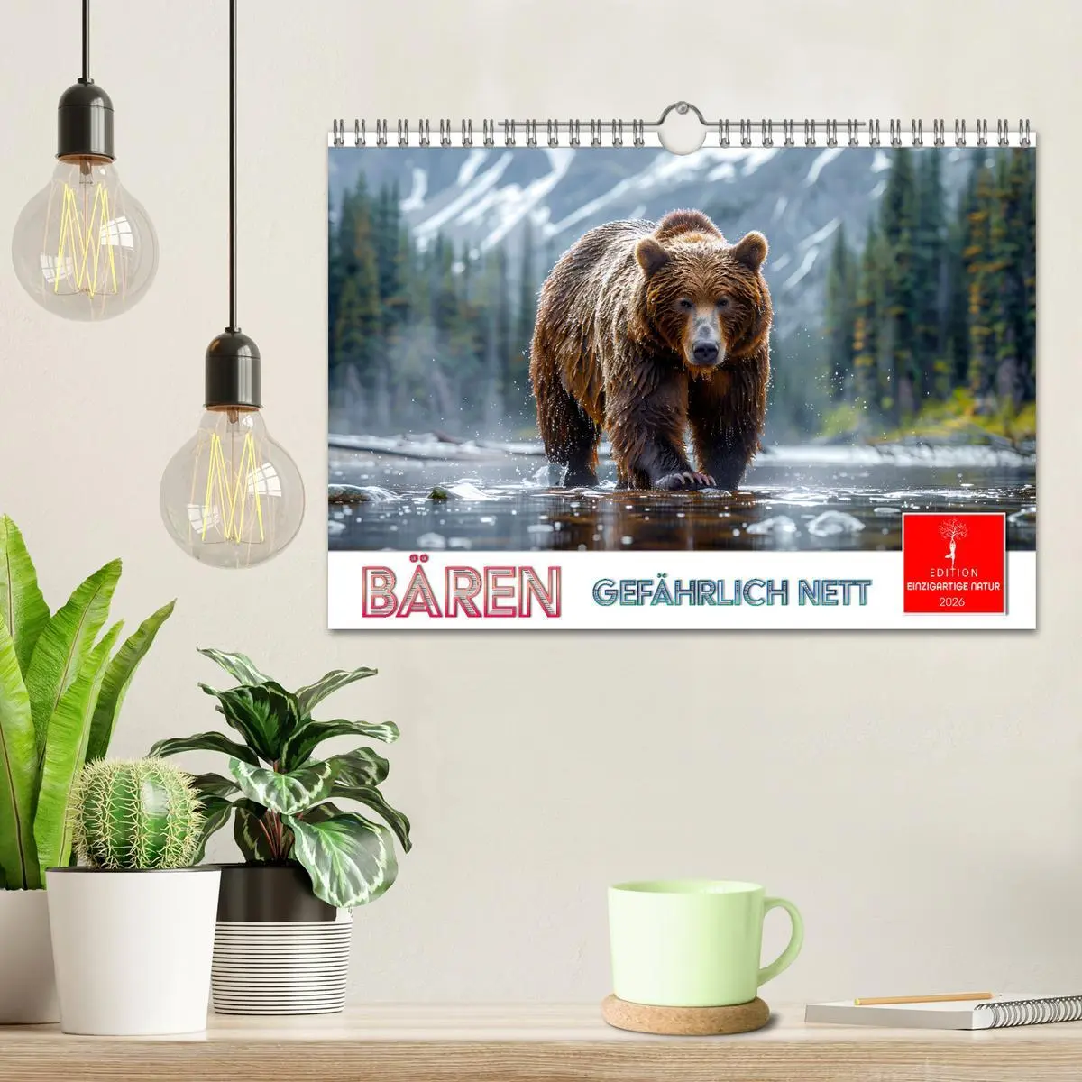 Bild: 9783457320723 | Bären - gefährlich nett (Wandkalender 2026 DIN A4 quer), CALVENDO...