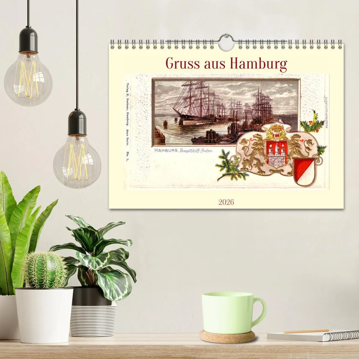Bild: 9783457560723 | Gruss aus Hamburg (Wandkalender 2026 DIN A4 quer), CALVENDO...