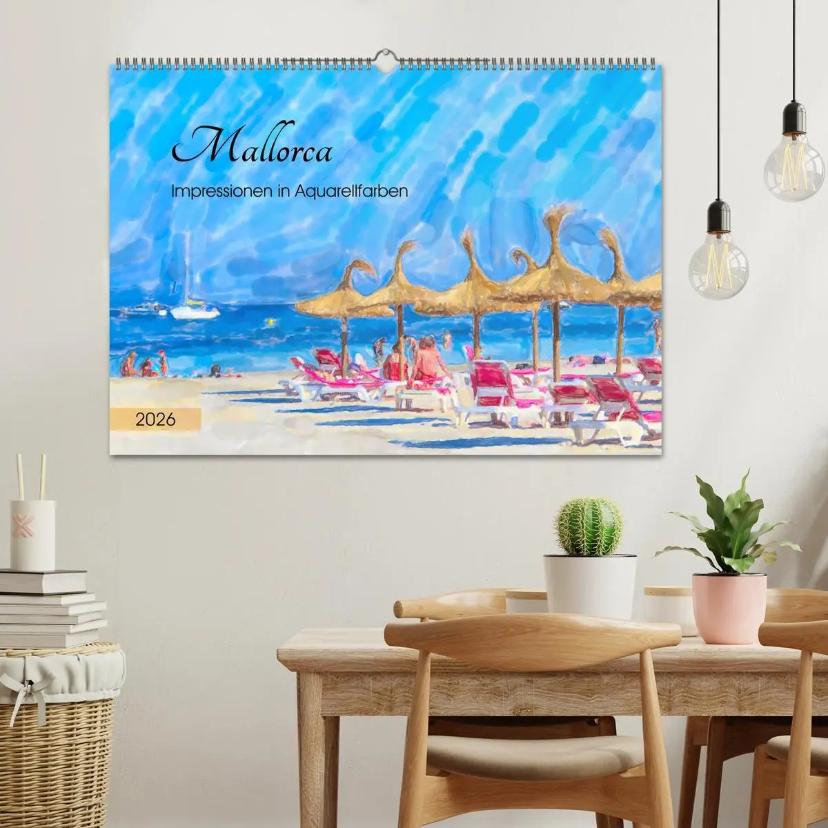 Bild: 9783457700723 | Mallorca - Impressionen in Aquarellfarben (Wandkalender 2026 DIN A2...