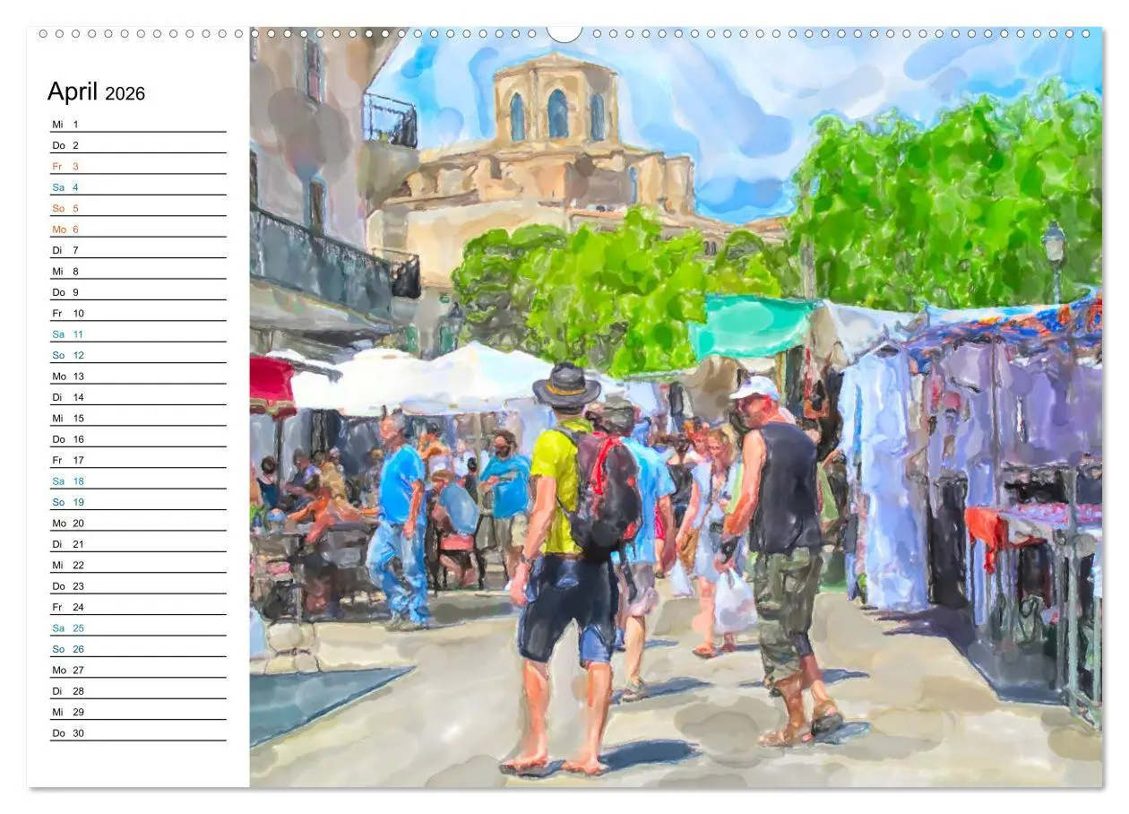 Bild: 9783457700723 | Mallorca - Impressionen in Aquarellfarben (Wandkalender 2026 DIN A2...
