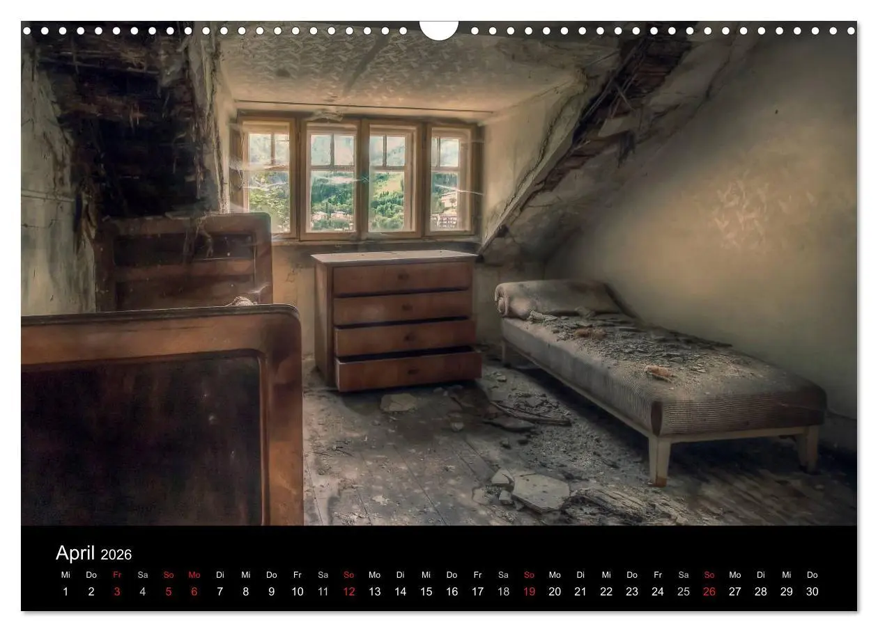 Bild: 9783516100723 | Lost Places - Verlassene Orte (Wandkalender 2026 DIN A3 quer),...