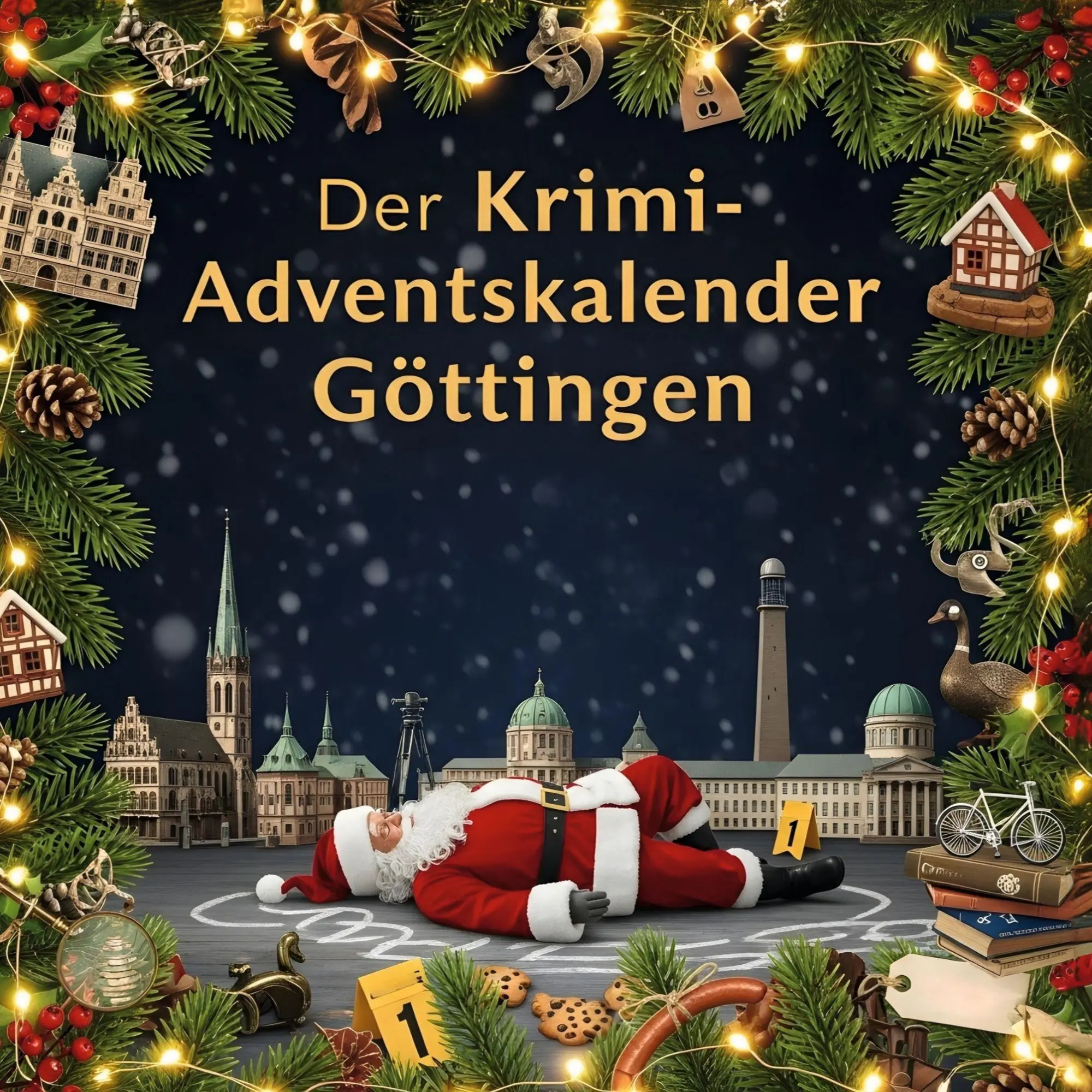 Cover: 9783695300723 | Der Krimi-Adventskalender Göttingen | Mordsverdächtig in 24 Akten