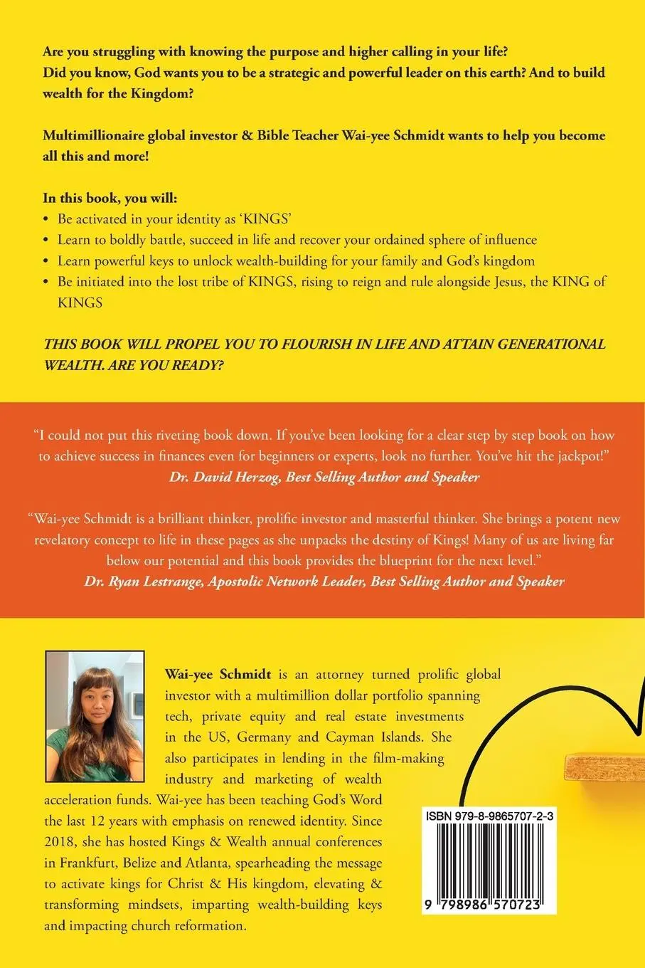 Rückseite: 9798986570723 | Kings on the Rise | Wai-Yee Schmidt | Taschenbuch | Englisch | 2023