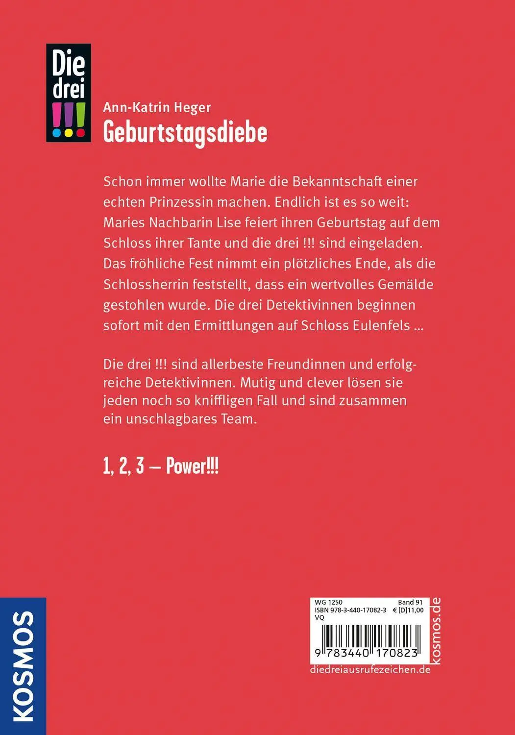 Bild: 9783440170823 | Die drei !!!, 91, Geburtstagsdiebe | Ann-Katrin Heger | Buch | 160 S.