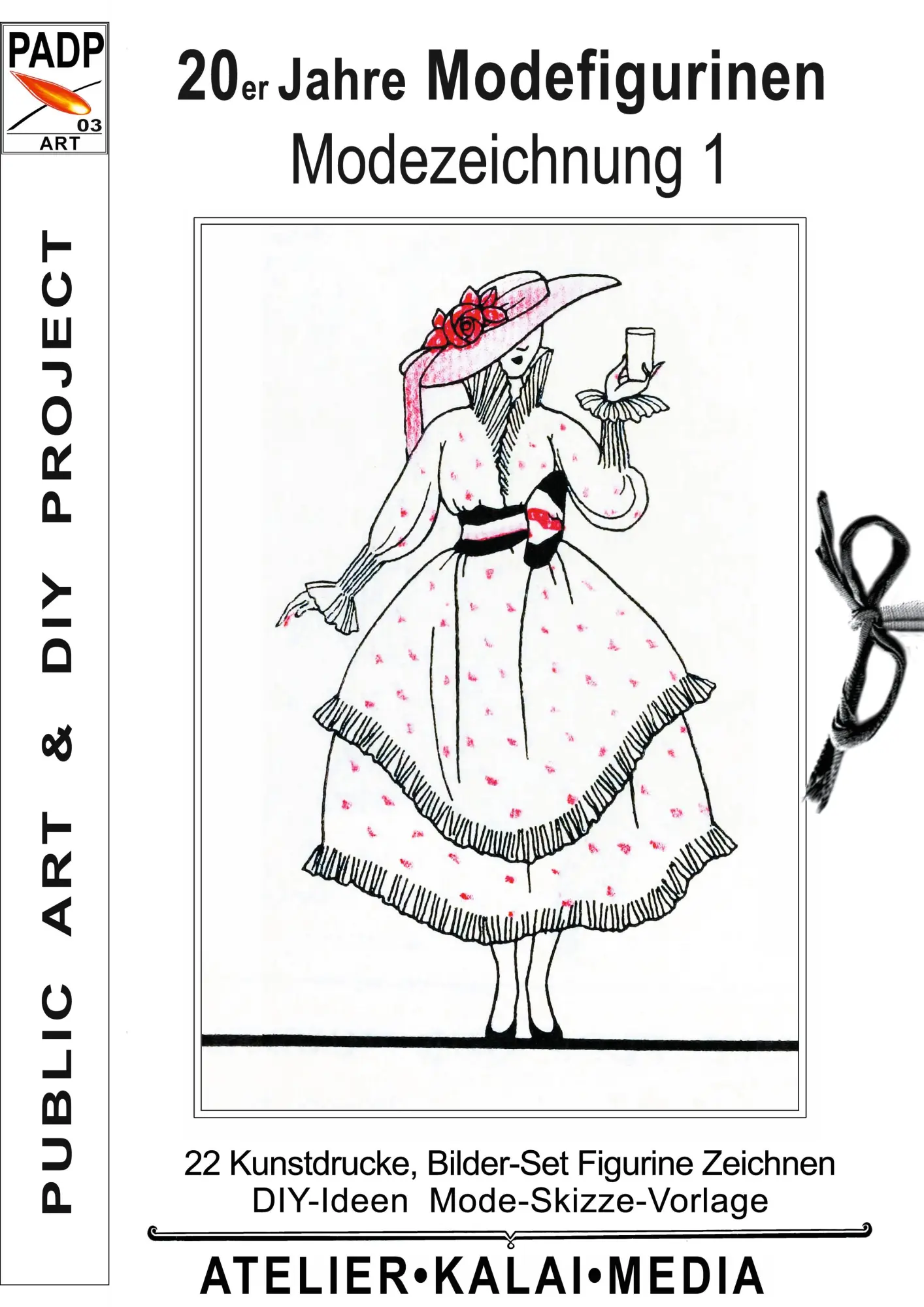 Cover: 9783754310823 | 20er Jahre Modefigurinen : Modezeichnung 1 | Atelier-Kalai-Media