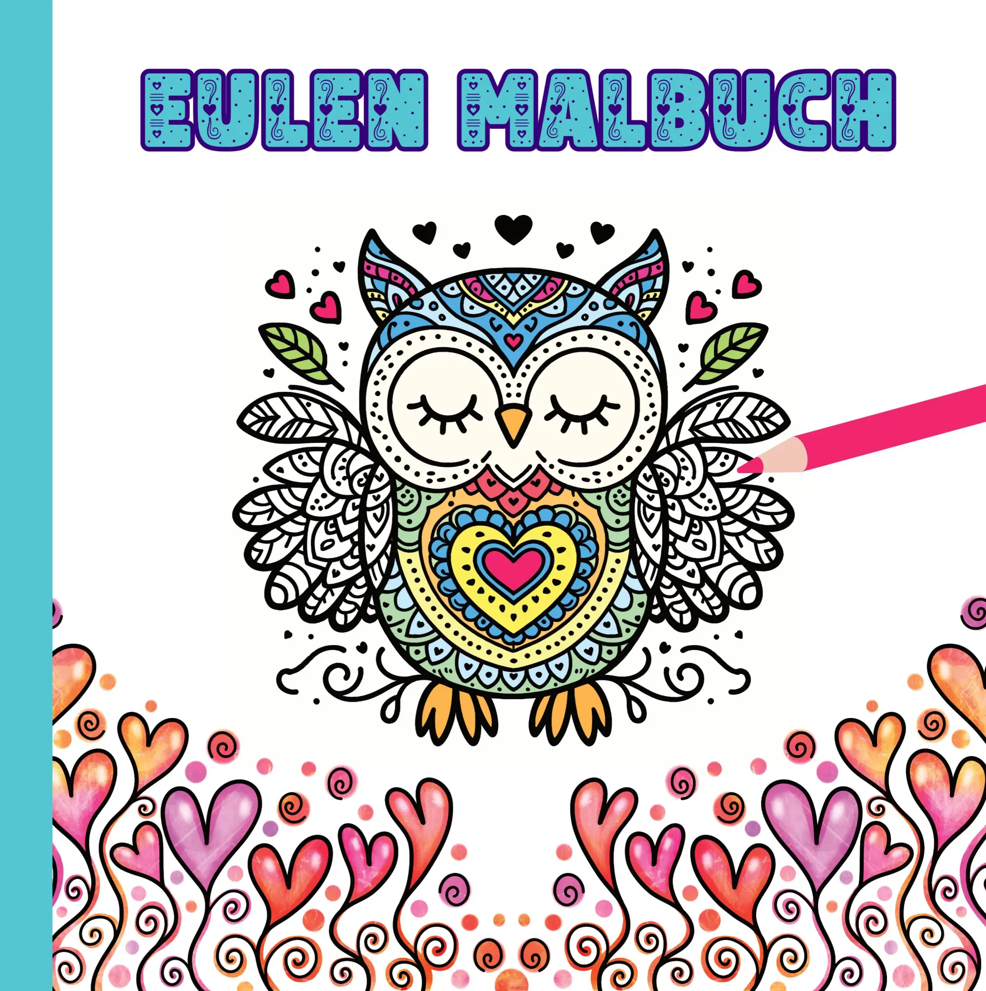 Cover: 9783989420823 | Eulen Malbuch für Kinder ab 10 Jahren und für Erwachsene zum...