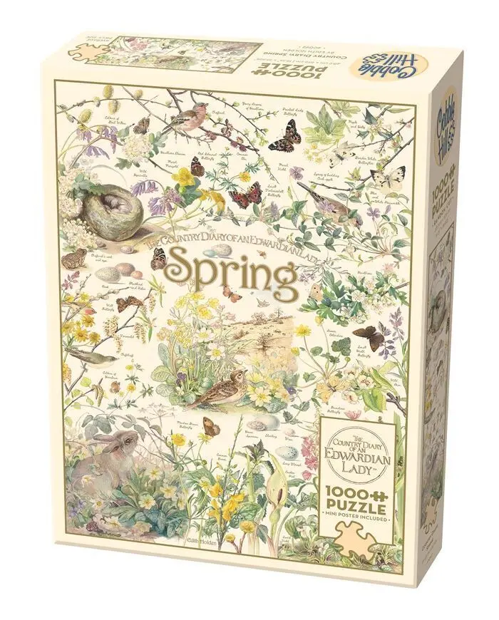 Cover: 625012400923 | COBBLE HILL PUZZLES - Tagebuch: Frühlingszeit 1000 Teile | Spiel