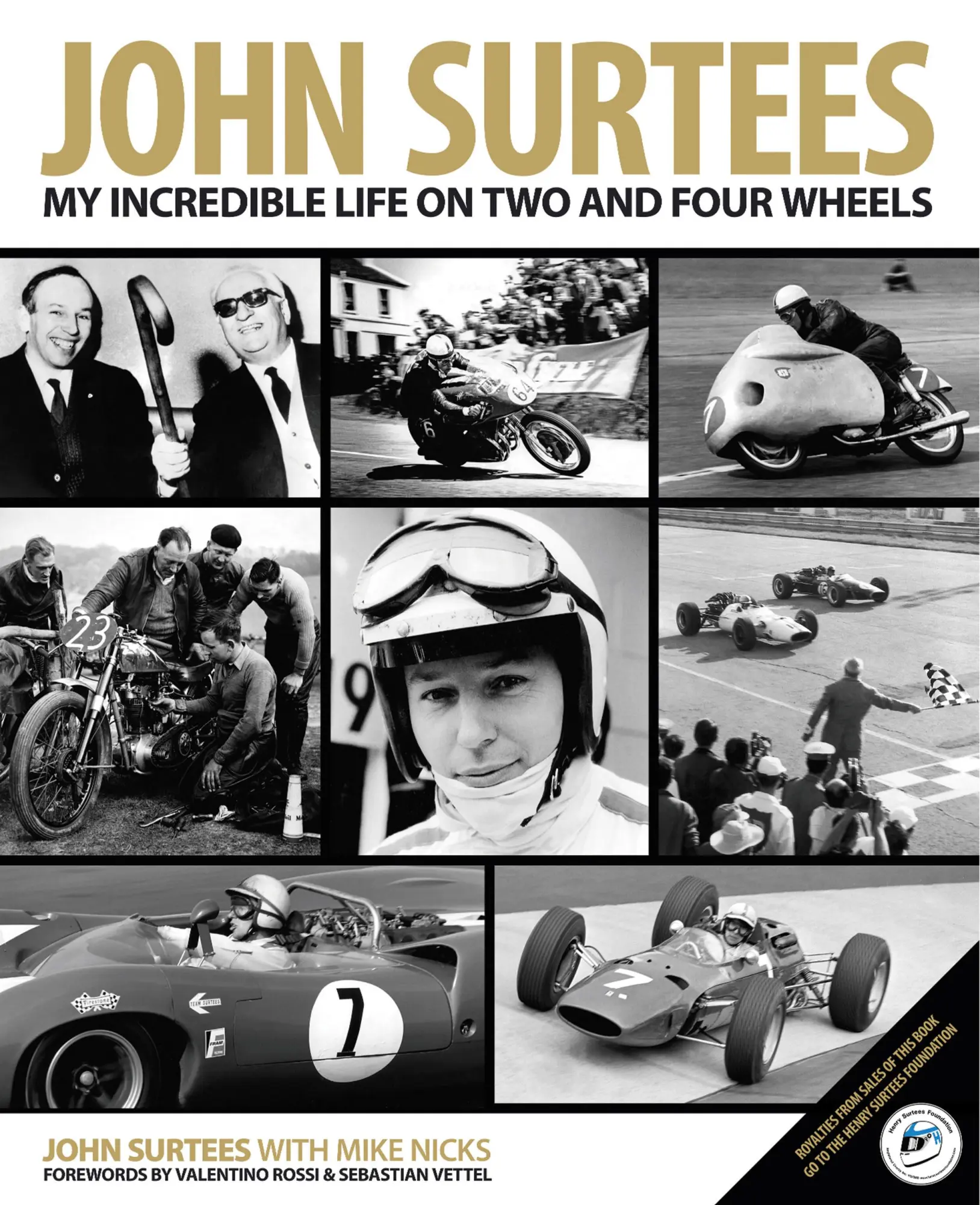 Cover: 9780992820923 | John Surtees | My Incredible Life on Two and Four Wheels | Surtees