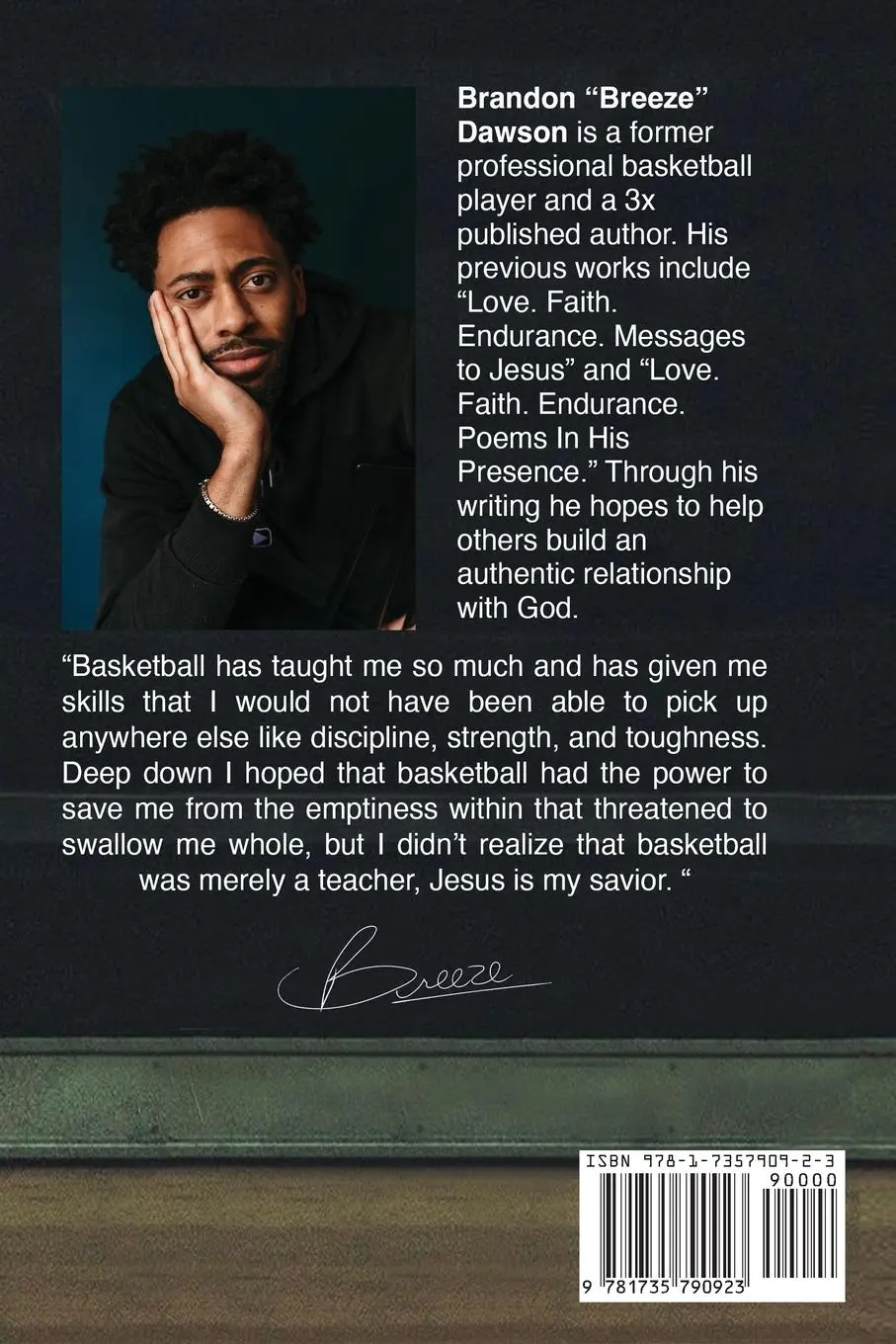 Rückseite: 9781735790923 | Basketball My Teacher, Jesus My Savior | Brandon Breeze Dawson | Buch
