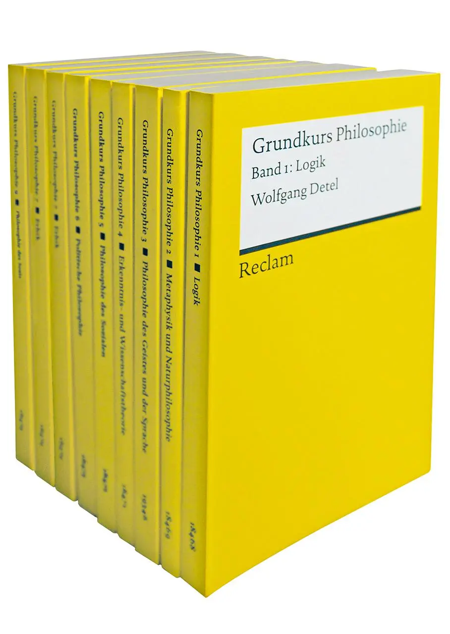 Cover: 9783150300923 | Grundkurs Philosophie. Neun Bände eingeschweißt | Detel (u. a.) | Buch