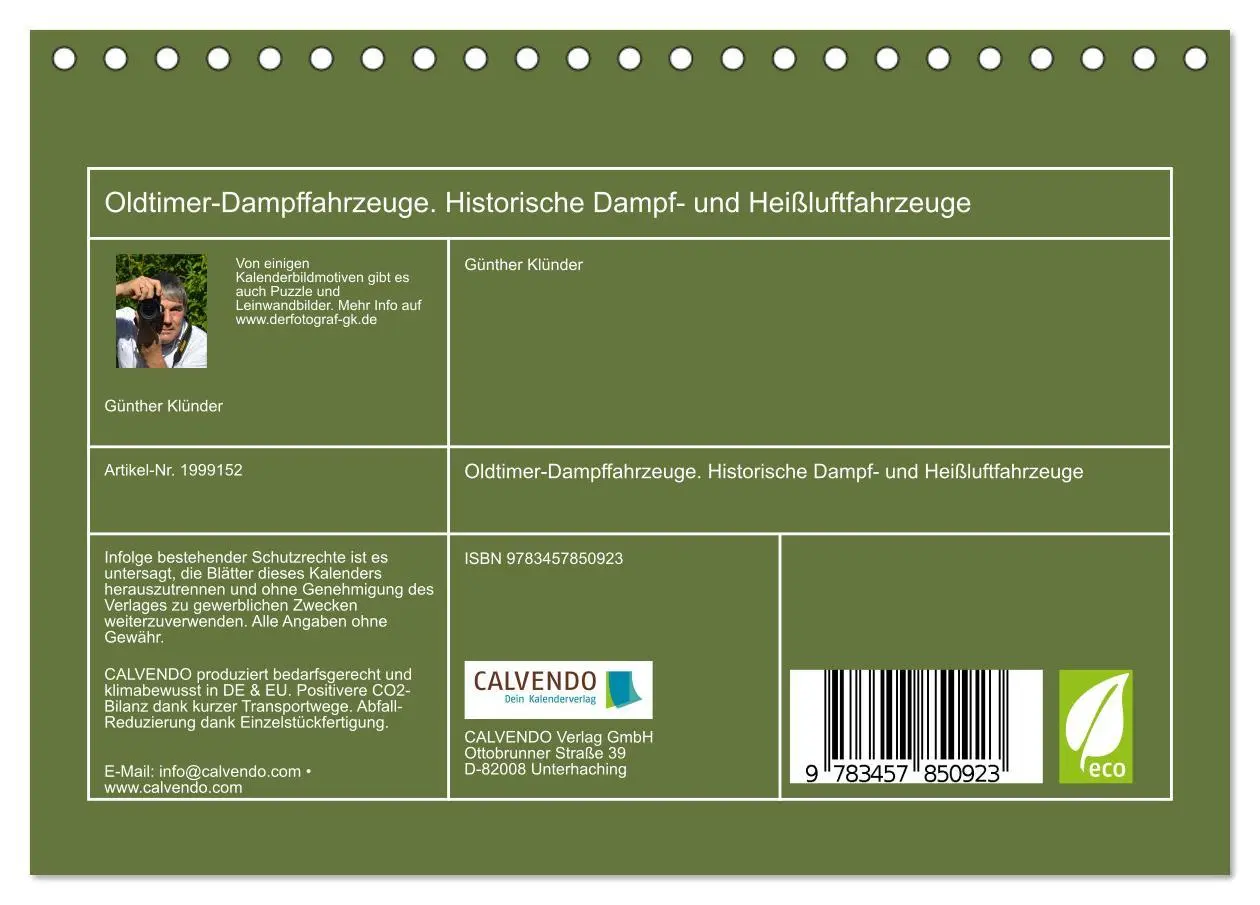 Bild: 9783457850923 | Oldtimer-Dampffahrzeuge. Historische Dampf- und Heißluftfahrzeuge...