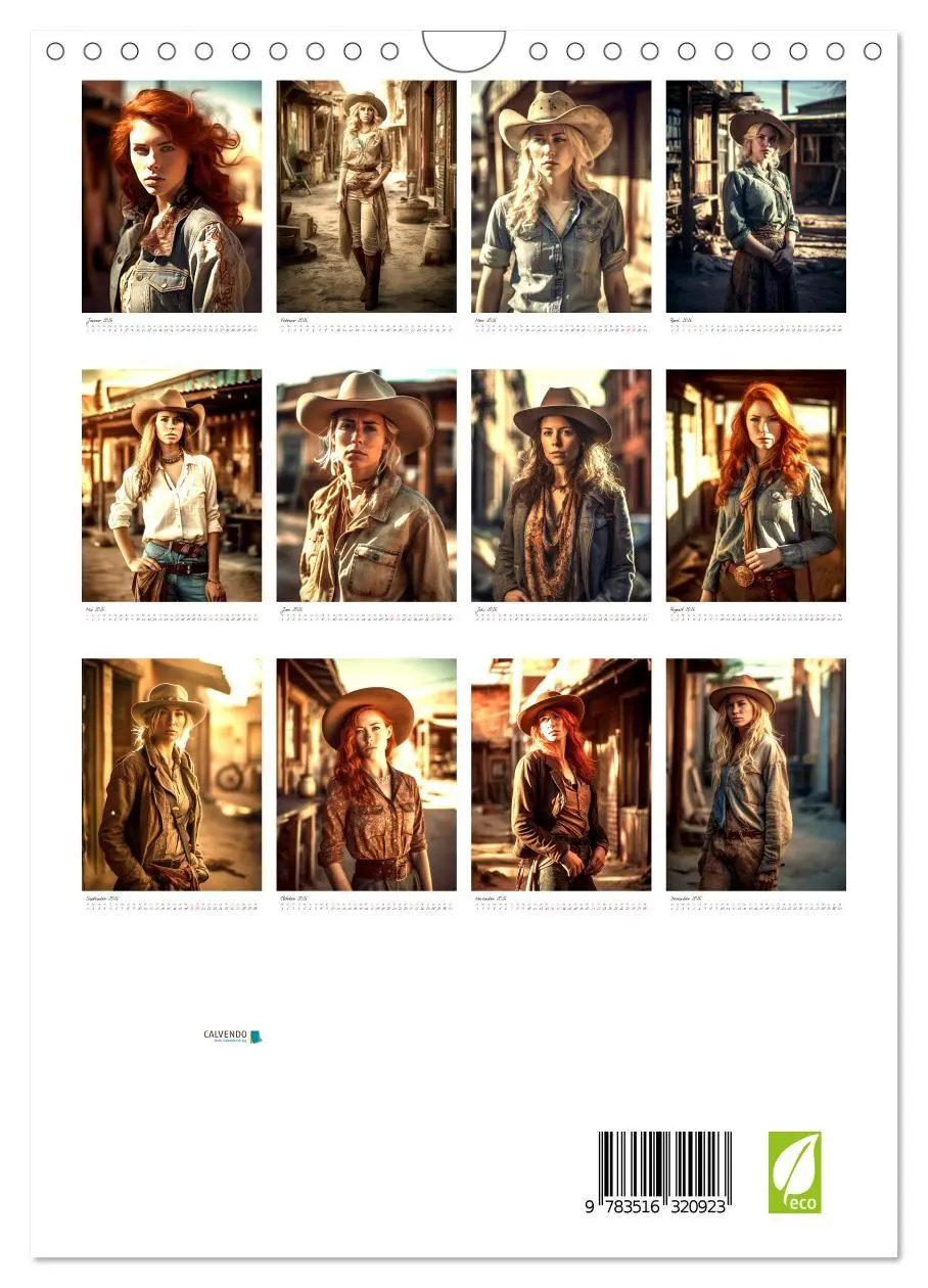 Bild: 9783516320923 | Starke Cowgirls (Wandkalender 2026 DIN A4 hoch), CALVENDO...
