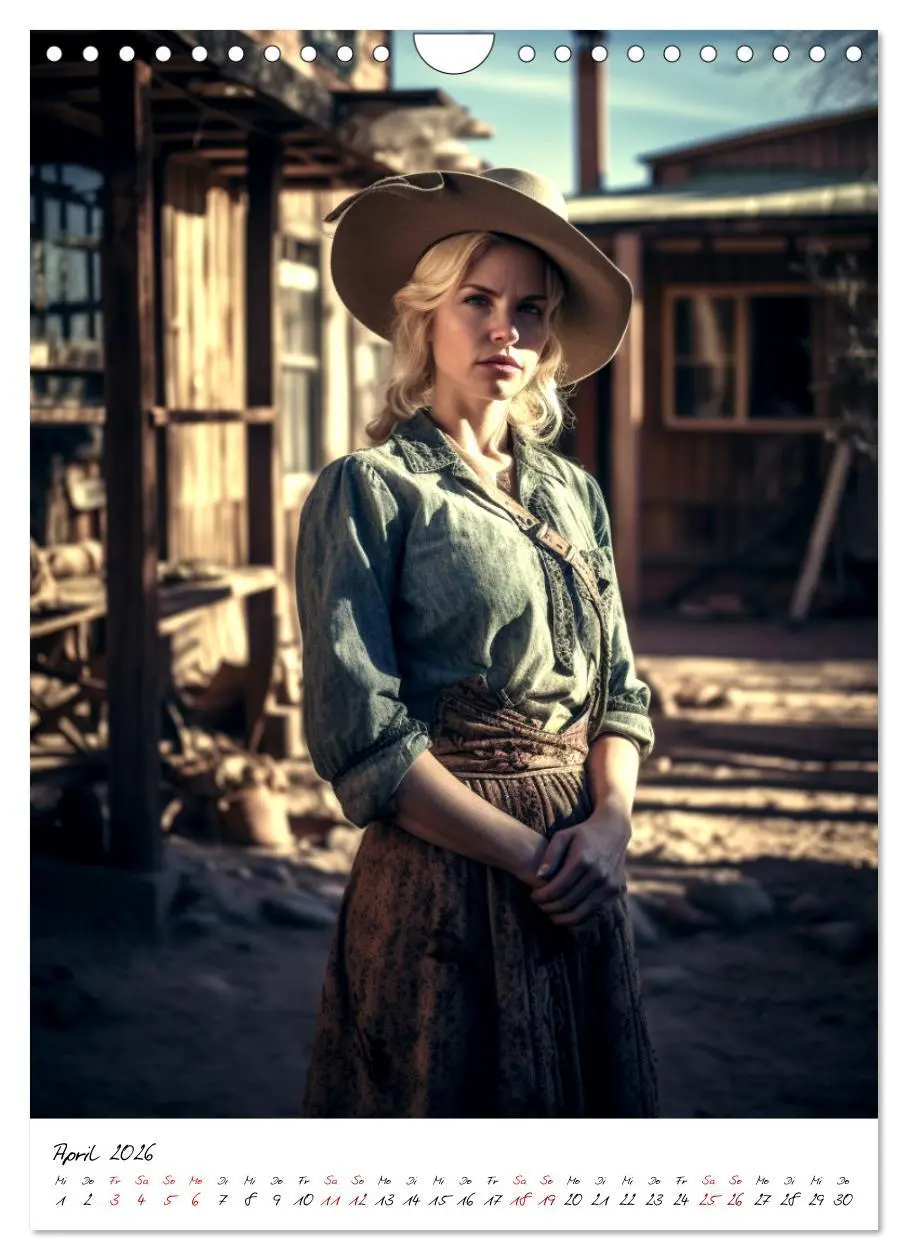 Bild: 9783516320923 | Starke Cowgirls (Wandkalender 2026 DIN A4 hoch), CALVENDO...