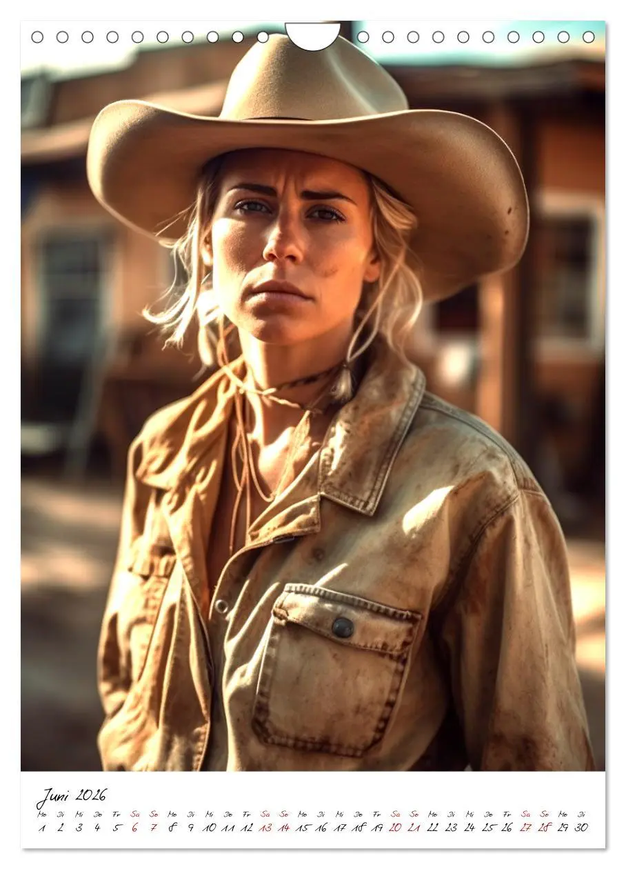 Bild: 9783516320923 | Starke Cowgirls (Wandkalender 2026 DIN A4 hoch), CALVENDO...
