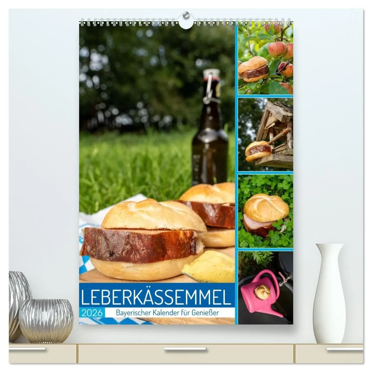 Cover: 9783516700923 | Leberkässemmel - Bayerischer Kalender für Genießer (hochwertiger...