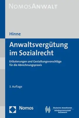 Cover: 9783848760923 | Anwaltsvergütung im Sozialrecht | Dirk Hinne | Taschenbuch | 154 S.