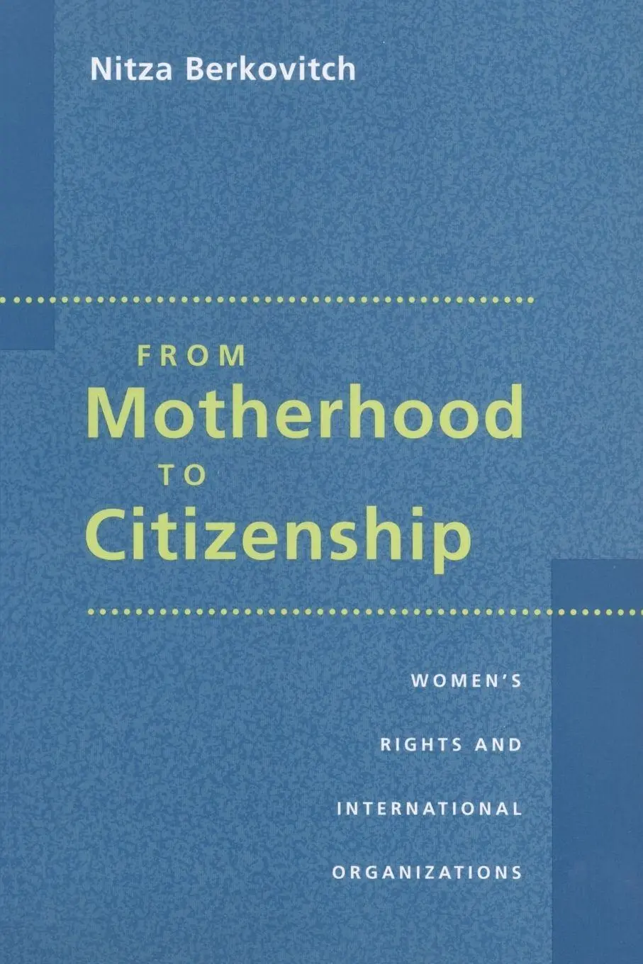 Cover: 9780801871023 | From Motherhood to Citizenship | Nitza Berkovitch | Taschenbuch | 2002