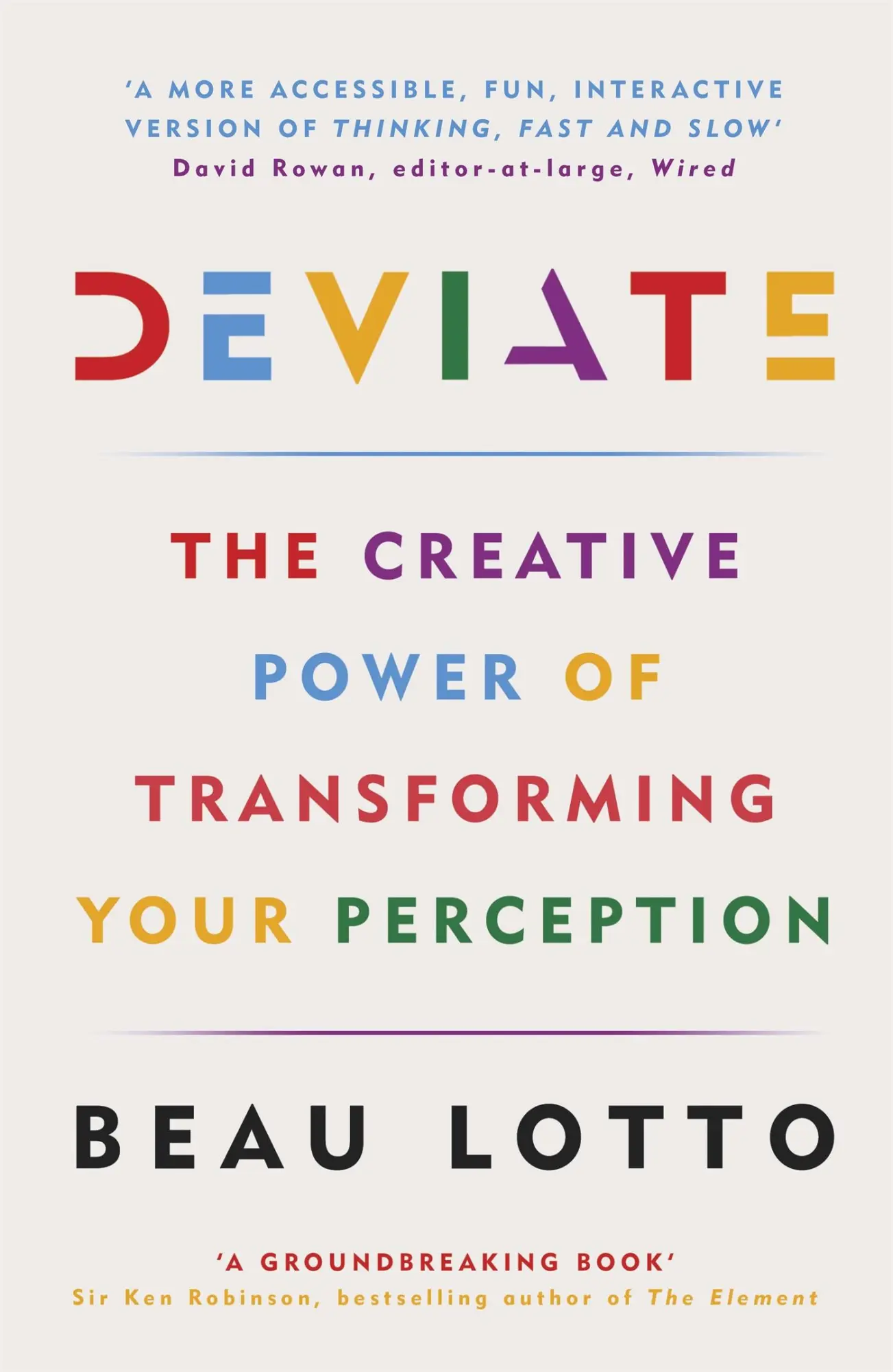 Cover: 9781474601023 | Deviate | The Creative Power of Transforming Your Perception | Lotto