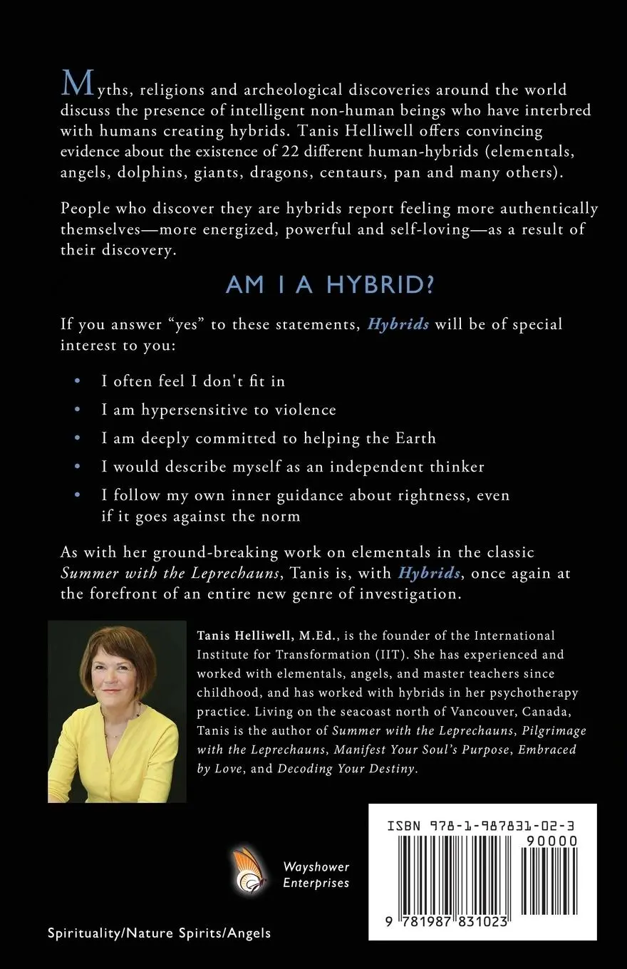 Rückseite: 9781987831023 | Hybrids | So you think you are human | Tanis Helliwell | Taschenbuch