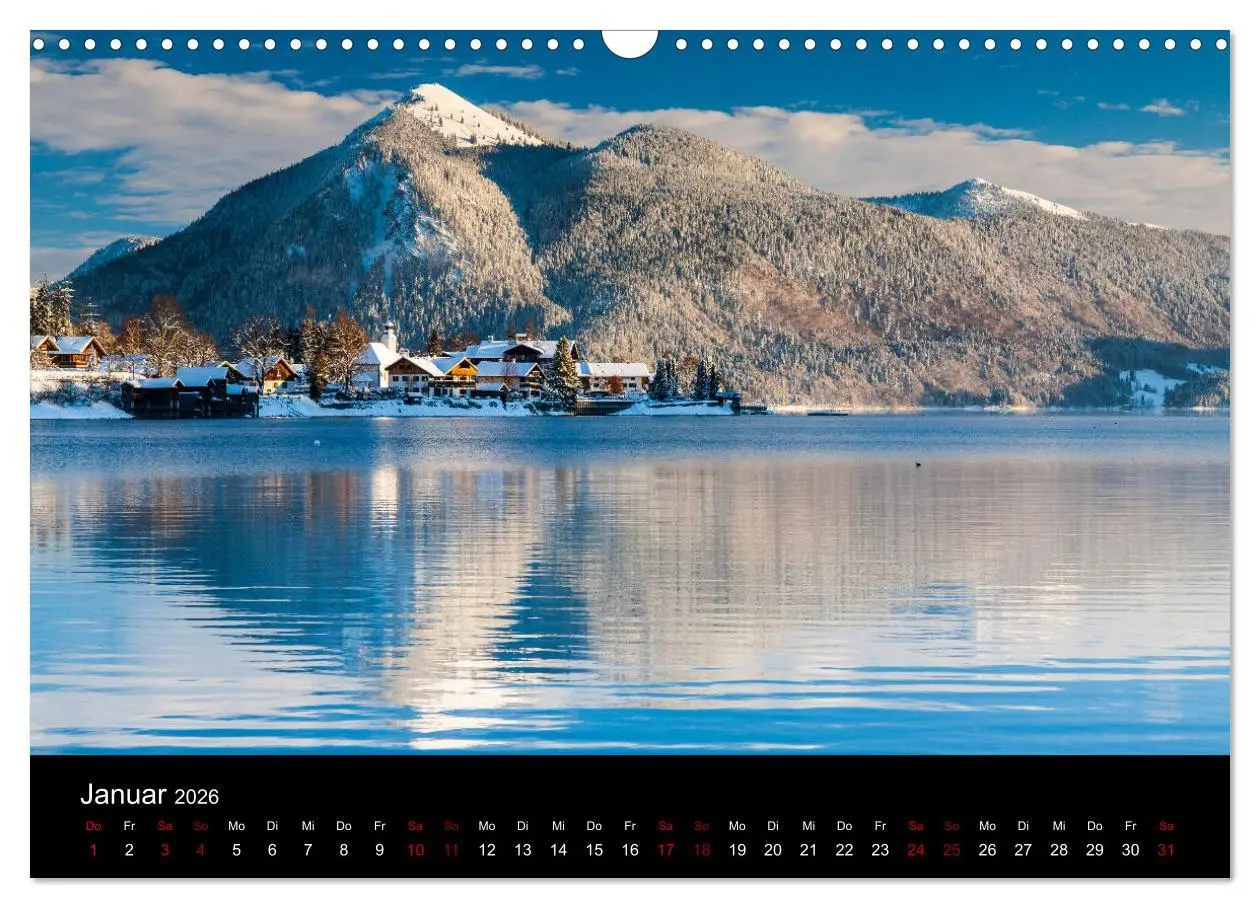 Bild: 9783457811023 | Bayerische Landschaften (Wandkalender 2026 DIN A3 quer), CALVENDO...