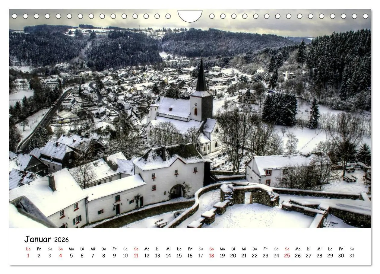 Bild: 9783516071023 | Die schönsten Orte der Eifel - Reifferscheid (Wandkalender 2026 DIN...